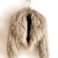 GENUINE MONGOLIAN FUR COAT - CARAMEL BEIGE